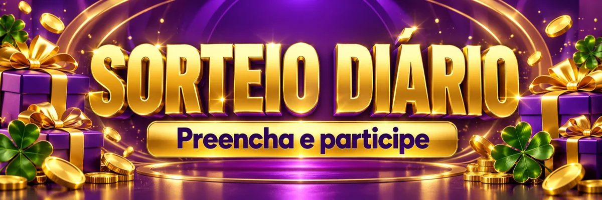 Sorteio diário: preencha e participe